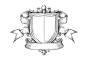 Hand-Drawn Heraldic Shield and Ribbo, a Graphic by Creativeshirt (Thumbnail 5 of 10)