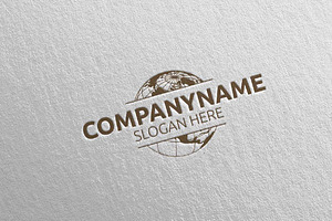 Global Modern Technology Logo Design