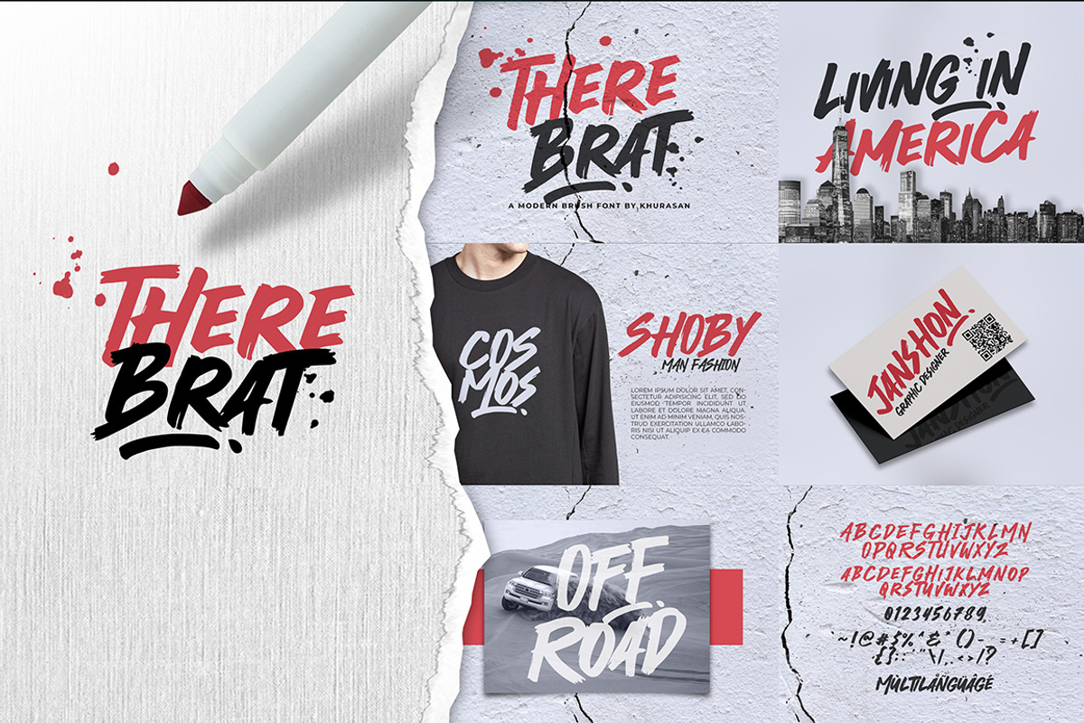 Brush Brat Font Bundle, a Handwritten Font by khurasan (Photo 6 of 6)