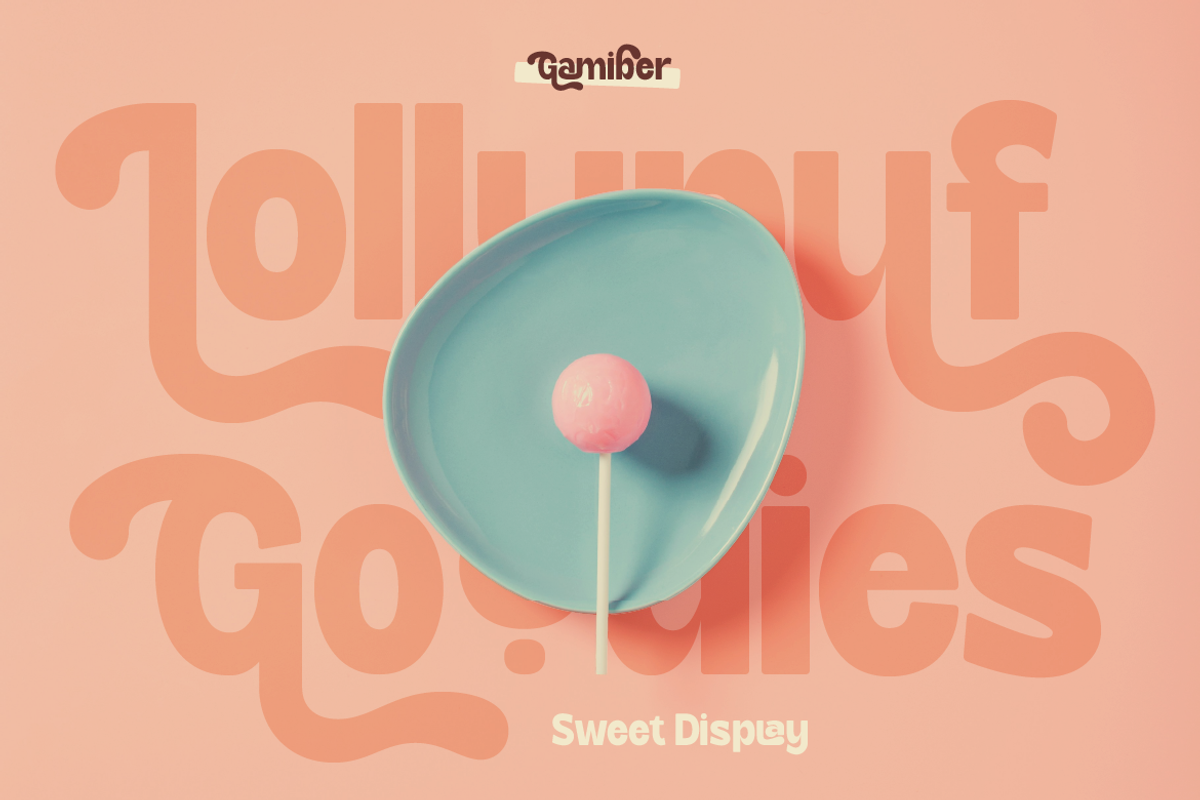 Gamiber, a Sans Serif Font by Burntilldead (Photo 9 of 12)