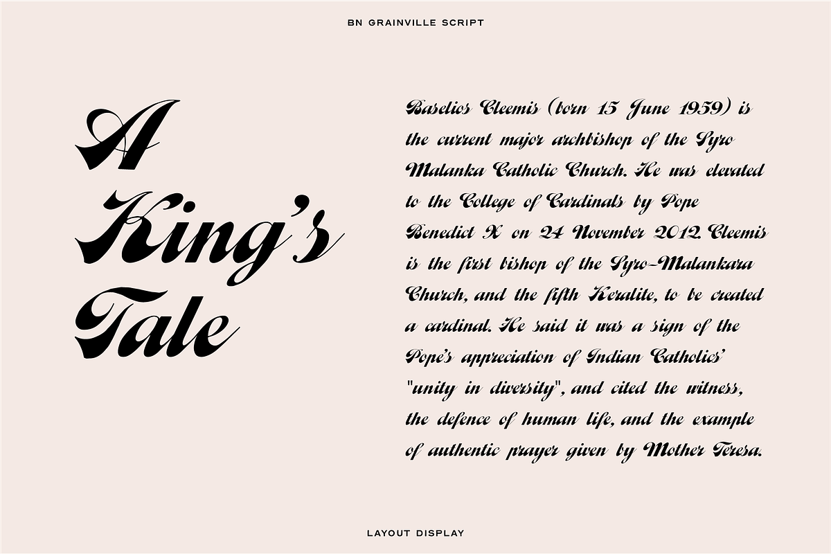 Grainville Script Font, a Handwritten Font by Bnick (Photo 9 of 9)