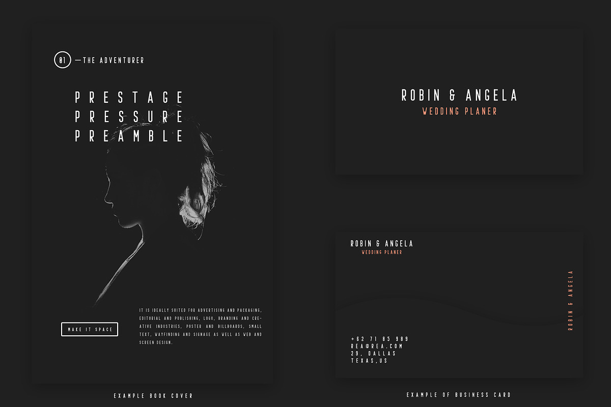 Prestage Font Family preview 2