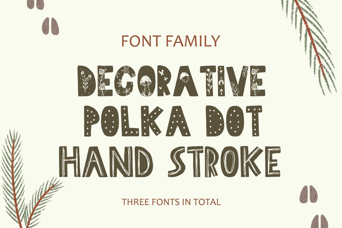 Forest Vibes • Font Family, a Font by moolesya (Photo 2 of 12)
