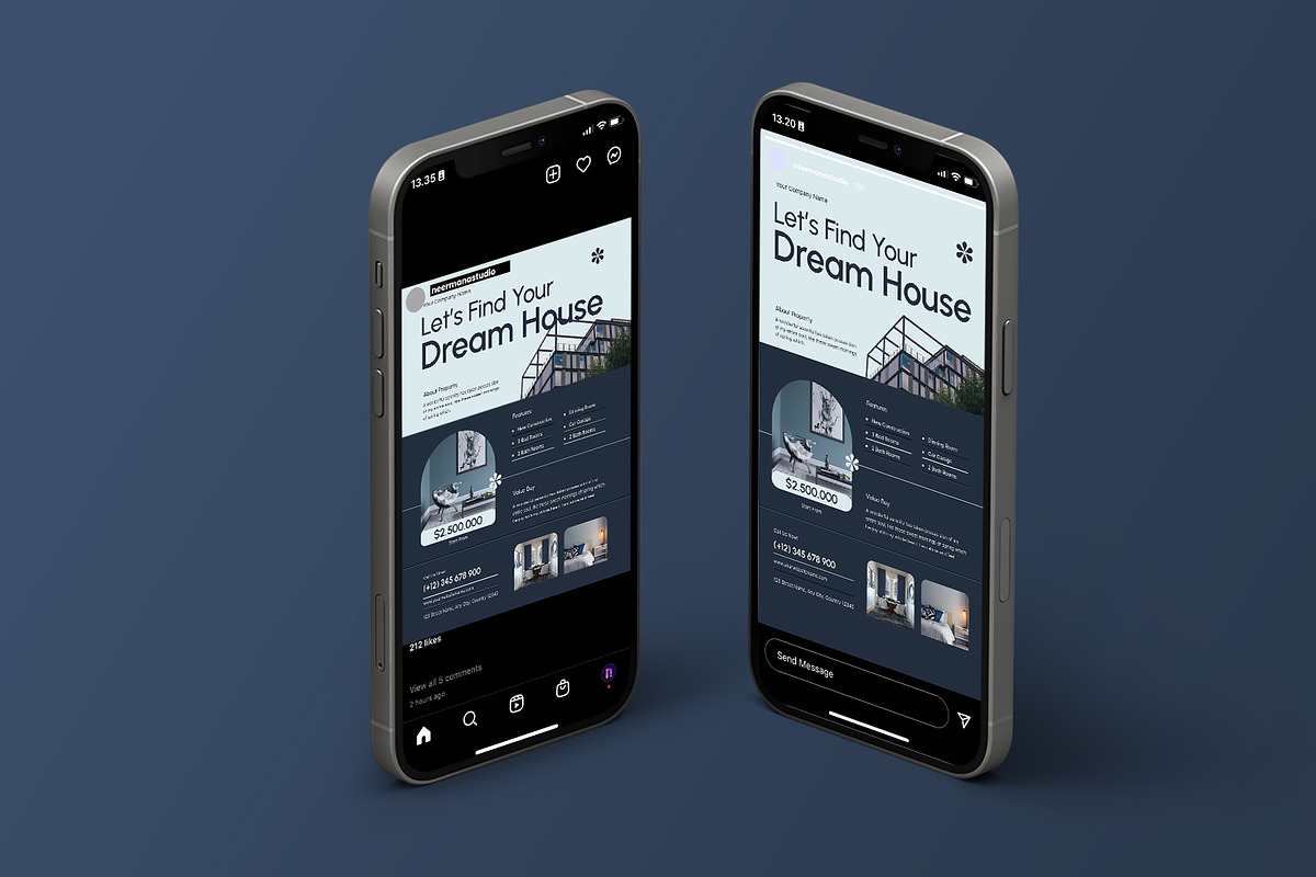 Blue Real Estate Flyer Template preview 4