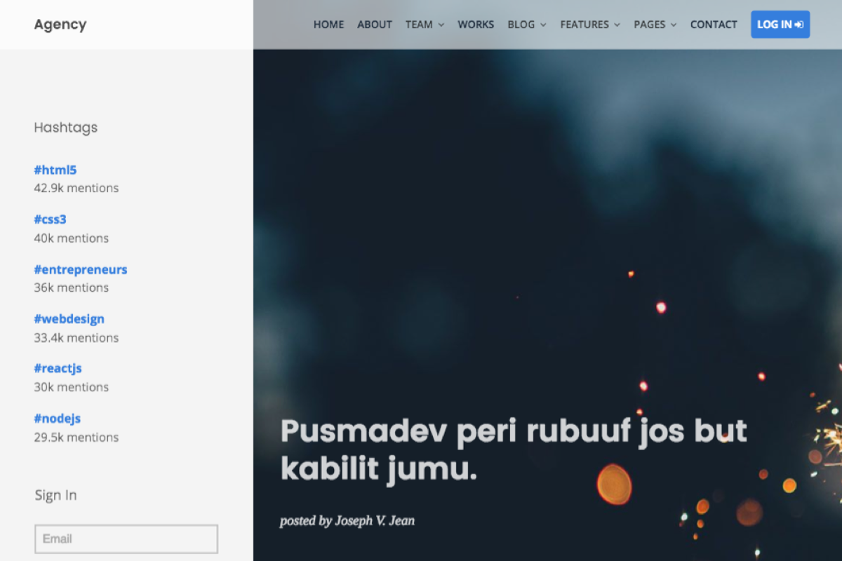 TITAN Agency Next & React Template, a HTML Template by Themebiotic (Photo 5 of 7)