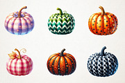 Pumpkin with Pattern Clipart, an Illustration by RobertsArt (Thumbnail 5 of 5)