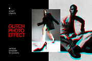Glitch Photo Effect for Posters, a Layer Style Add-On by Design Squad (Thumbnail 1 of 3)