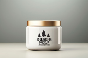 Mockup Of A Cosmetic Product