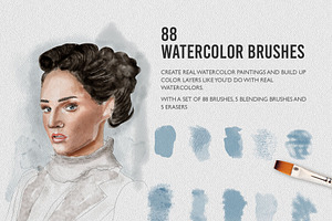 Real Watercolor Photoshop Brushes