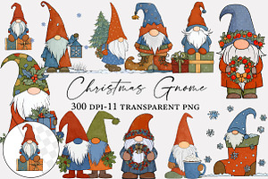 Christmas Gnome clipart, an Illustration by Designworld