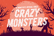 Horror Fonts | Crazy Monsters, a Sans Serif Font by tomatstudio (Thumbnail 3 of 8)
