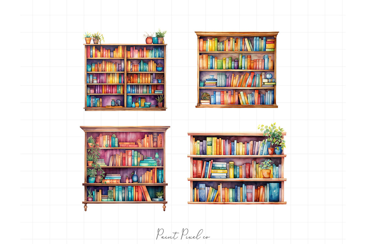 Stack of Books PNG, an Object Illustration by PaintPixelCo (Photo 3 of 6)