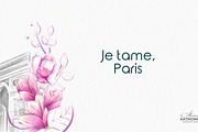 Paris watercolor clip art, an Education Illustration by katmonne (Thumbnail 7 of 10)