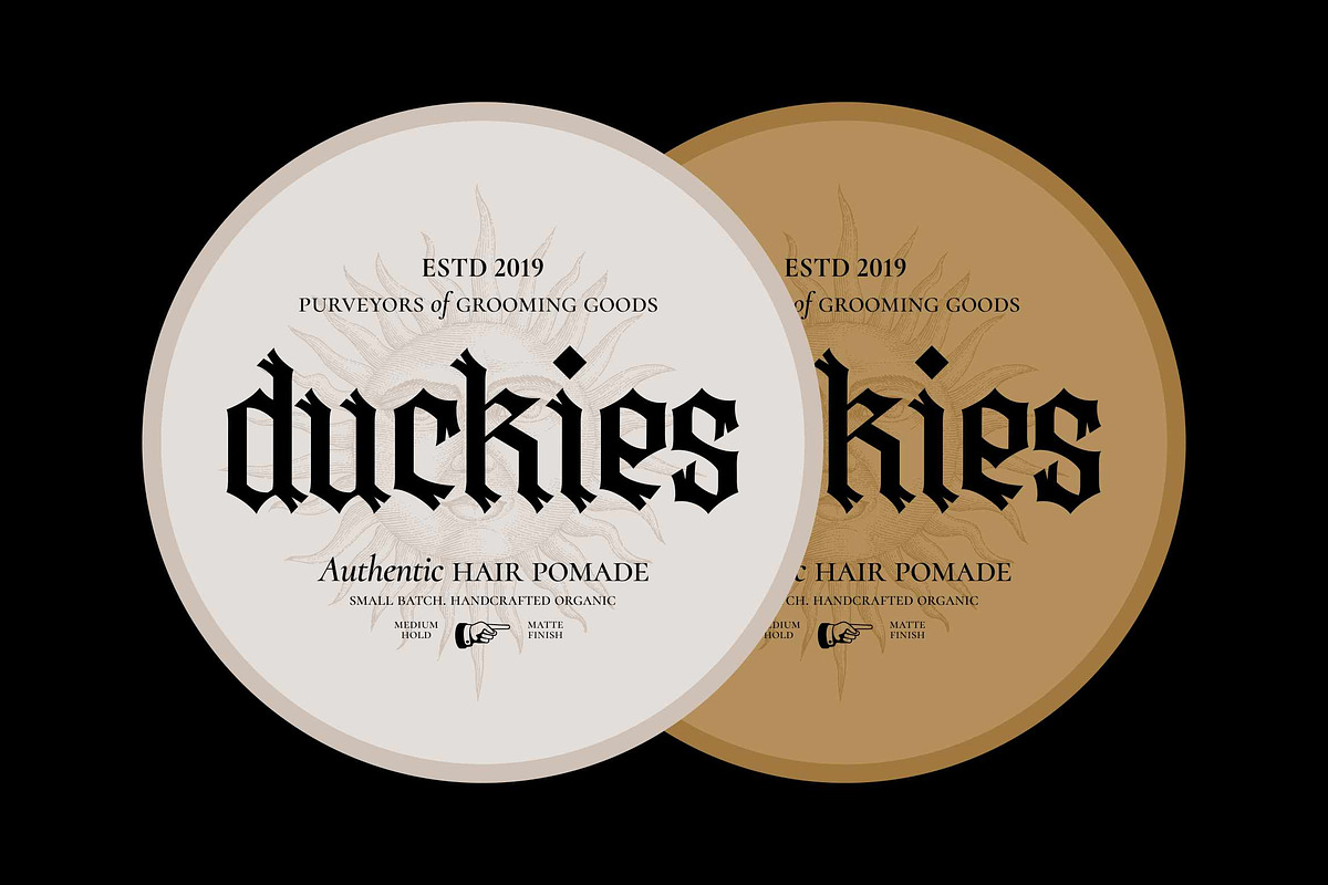 Holidak - Blackletter Display Font, a Font by Fype Co. (Photo 3 of 6)