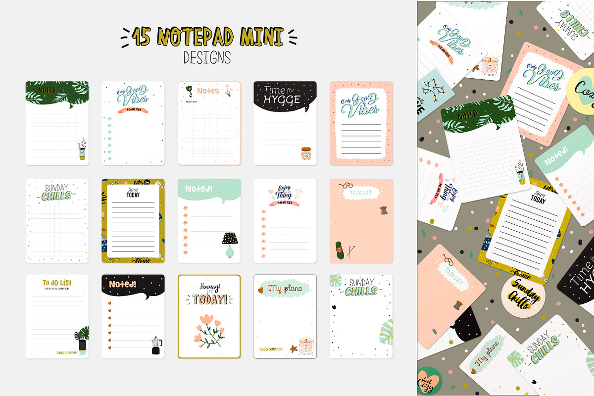 BUNDLE STATIONERY planners calendars, an Object Graphic by Ruslana Lubenets (Photo 30 of 96)