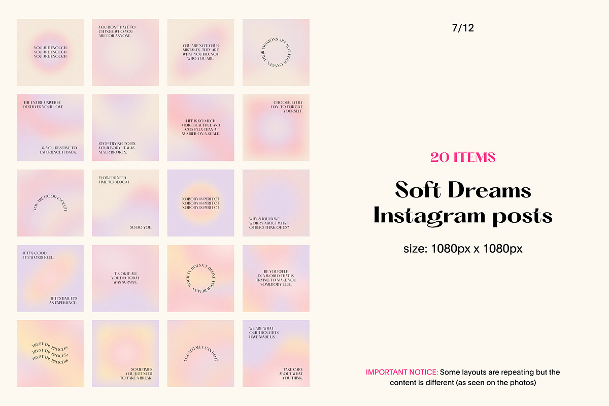 Canva Dreams Instagram Bundle, a Social Media Template by Alice Store (Photo 10 of 15)