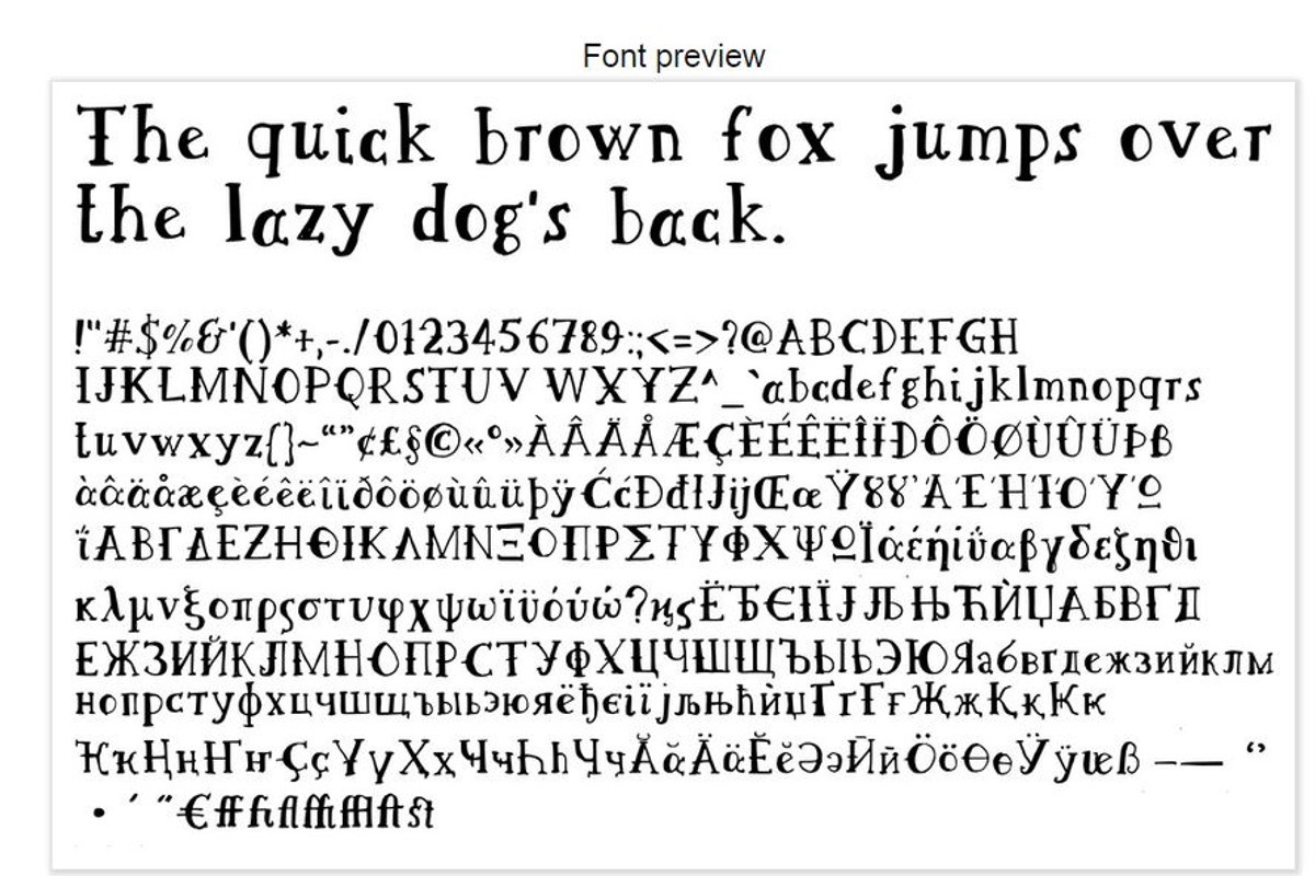 Zinon Handwritten Font preview 2