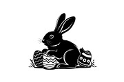 Happy Easter Bunny Vector Bundle, an Illustration by jahid234 (Thumbnail 33 of 51)