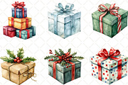 Christmas Gifts Box Clipart, an Illustration by Black Bird Studio (Thumbnail 4 of 6)