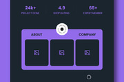 Modern Dark Wireframe Layout, a Wireframe Template by MightyDesign (Thumbnail 3 of 9)