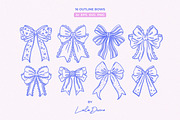 Charming Bows, Patterns & Templates, an Object Graphic by Leila Divine (Thumbnail 6 of 20)