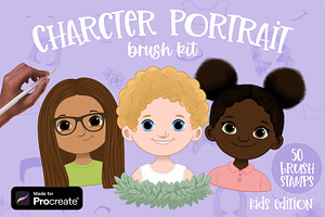 Kids Character Portrait Brushes