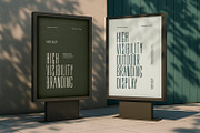 Outdoor Advertising Stand Mockup Set, a Mockup by dpi (Thumbnail 10 of 10)