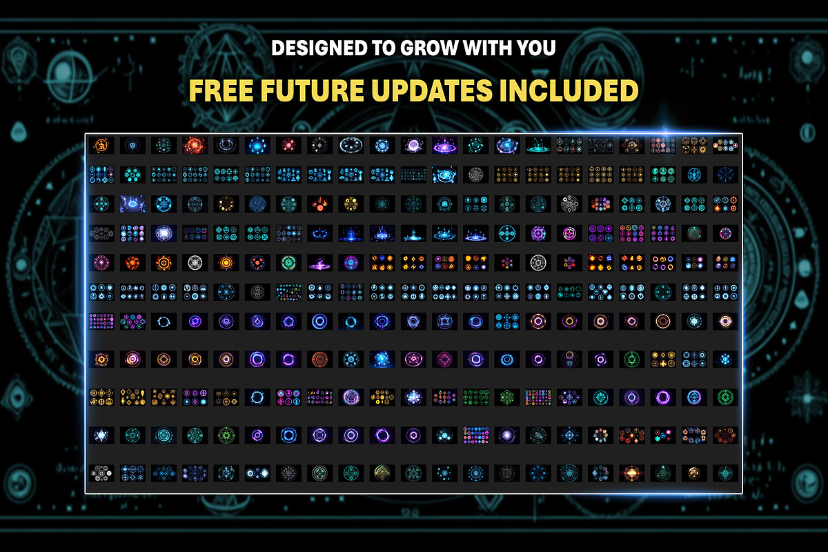 275+ Magic Rune Circles and Glyphs, an Object Graphic by Mikel Blazgad (Photo 8 of 11)