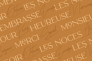 The Paris Lamore Duo Typeface LOGO