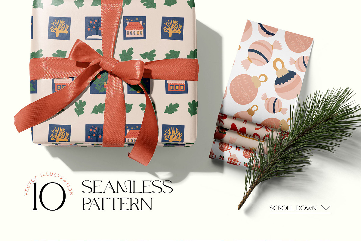 Modern Christmas.2 | WallArt Creator, an Object Graphic by Leleka.Store (Photo 18 of 20)