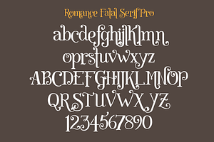 Romance Fatal Serif Pro