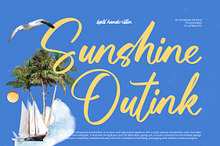 Sunshine Outink Bold Handwritten