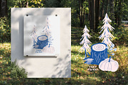 Autumn forest vector bundle, an Animal Illustration by Luamor (Thumbnail 9 of 13)
