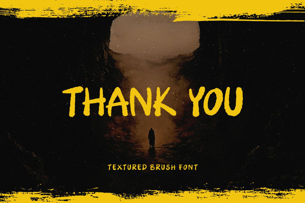 Borosid - Textured Brush Font, a Handwritten Font by Ary_ngeblur (Photo 5 of 5)