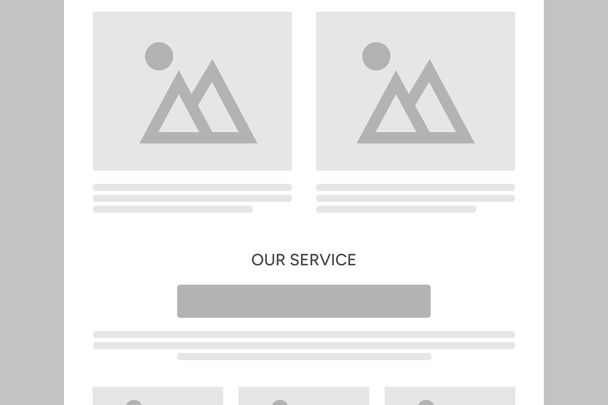 Wireframe Design Template, an UI Kit Template by CreativeShaper (Photo 3 of 5)