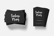 The Glamz watercolor brush logo font, a Script Font by Ian Irwanwismoyo (Thumbnail 7 of 12)