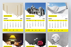 Digital Calendar Design Template