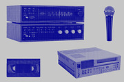 Retro Tech - 21 Technology Halftones, an Object Graphic by Offset (Thumbnail 9 of 11)