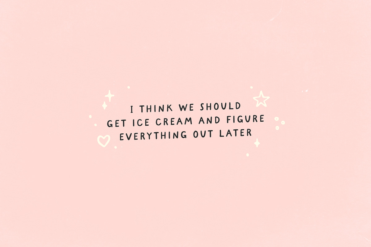 Kind Hearts - Cute Font & Doodles, a Handwritten Font by simpleblues (Photo 2 of 12)