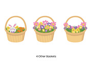 Easter Basket Illustrations, an Illustration by PinkHouseCollection (Thumbnail 5 of 5)