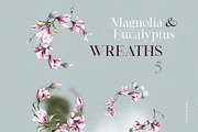 Magnolia & Eucalyptus. Watercolor, an Object Illustration by Colden Blue (Thumbnail 9 of 15)