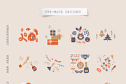 Celebration kit | Vector collection, a Decorative Illustration by katieromanoff_art (Thumbnail 8 of 21)