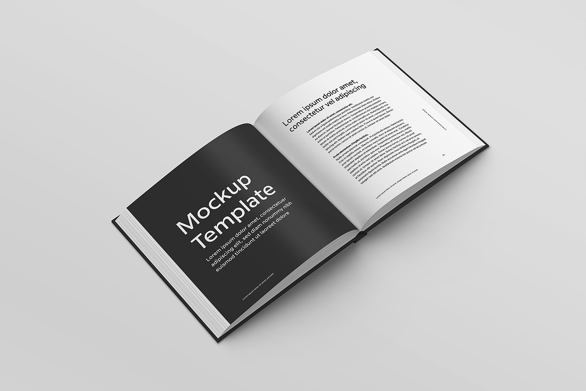 Hardcover Square Book Mockup, a Books & Magazine Mockup by Petr Stránský (Photo 11 of 21)