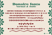 Donaire, Reg. & Italic, a Serif Font by deFharo (Thumbnail 6 of 10)
