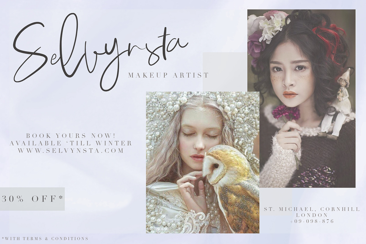 White Winter, a Script Font by Chocotype Std (Photo 2 of 15)
