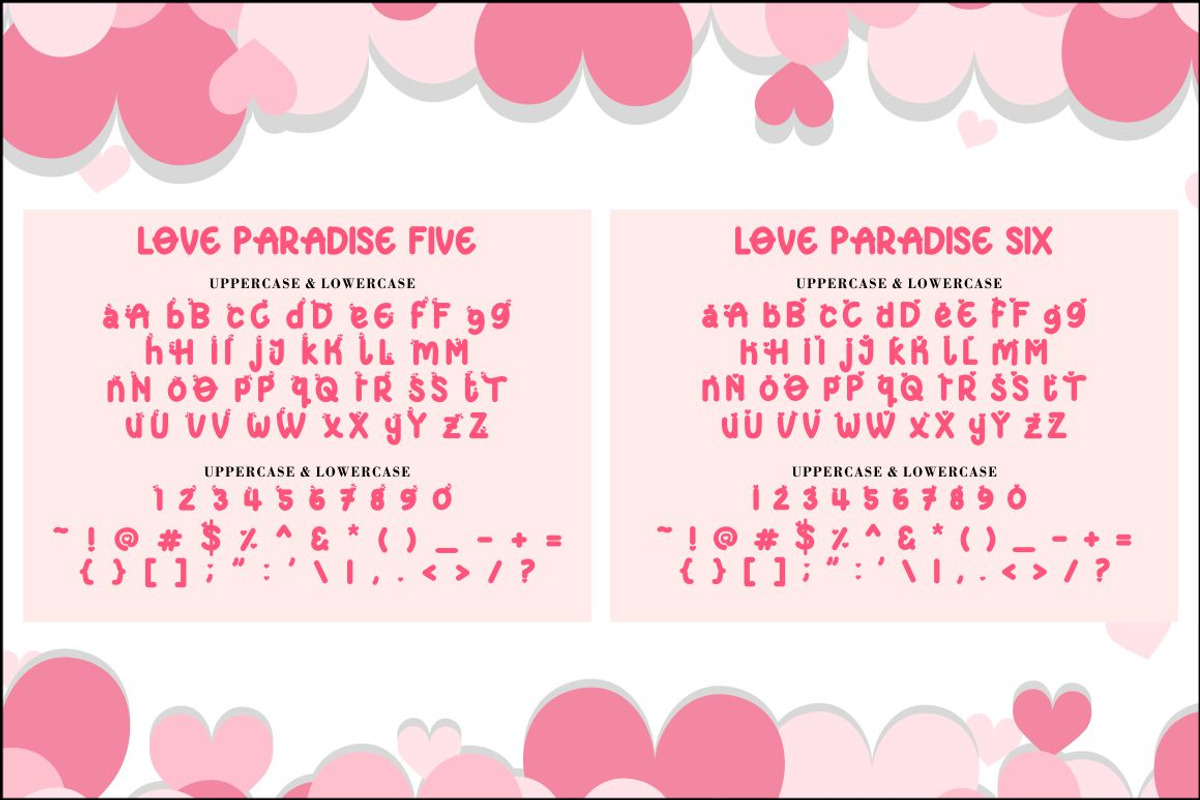 Love Paradise - 7 Quirky Love Font, a Font by PutraCetol Studio (Photo 7 of 14)