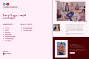 Feminine Coaching Website Template, a WordPress Template by Web Template Market (Thumbnail 2 of 9)