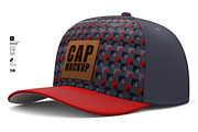 6-Panel Cap Mockup - Full Fabric PSD, a Hat Mockup by LESZ Design (Thumbnail 11 of 12)