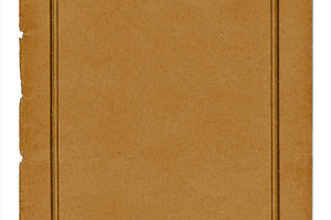 Brown paper frame isolated on white, a Background Photo by GoodGoods