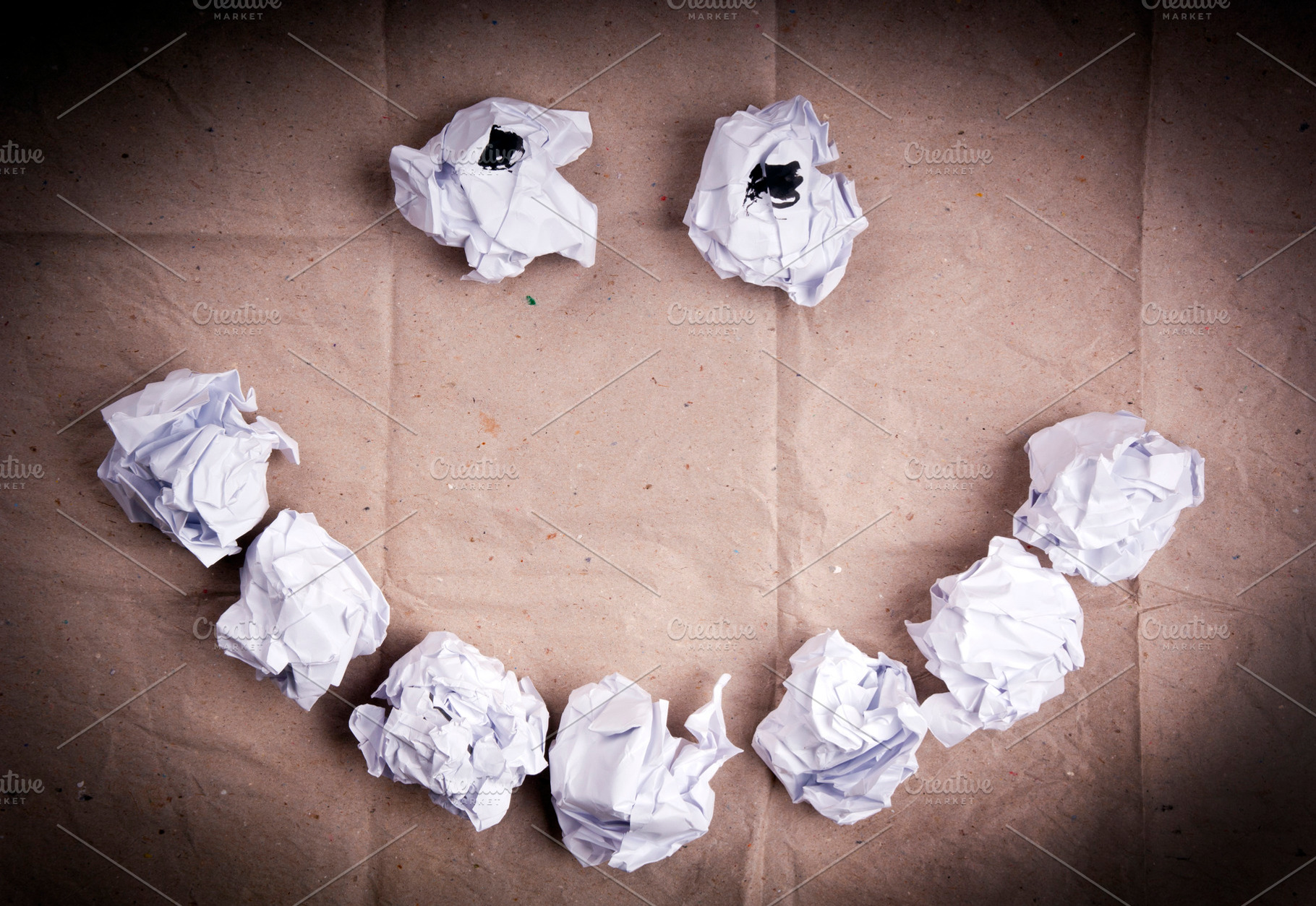 Smiley Face Paper Balls, a School & Education Photo by THP Creative